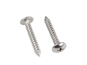 Stainless steel cross large flat head self-tapping screw